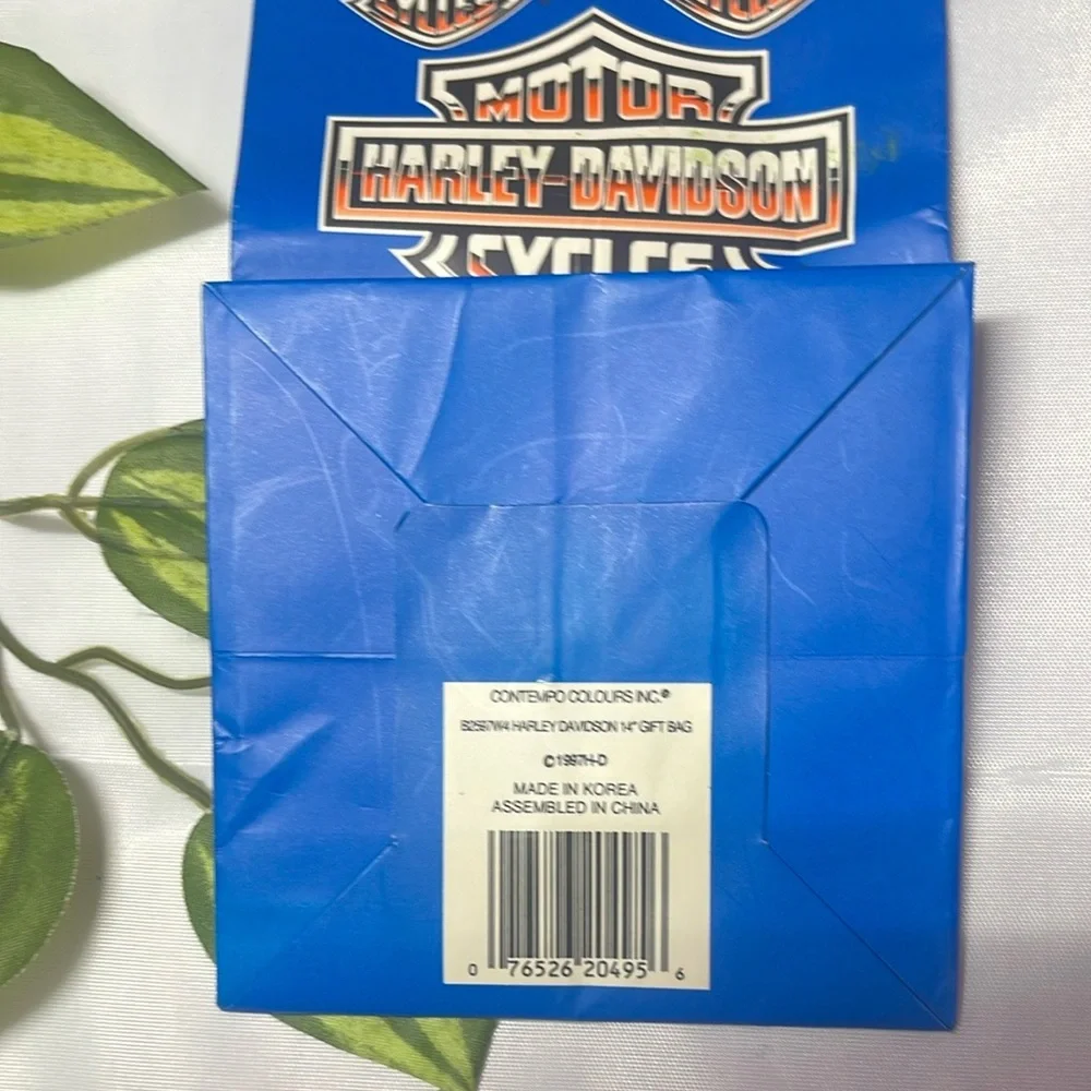 VTG 1997 Harley Davidson Wine gift bag